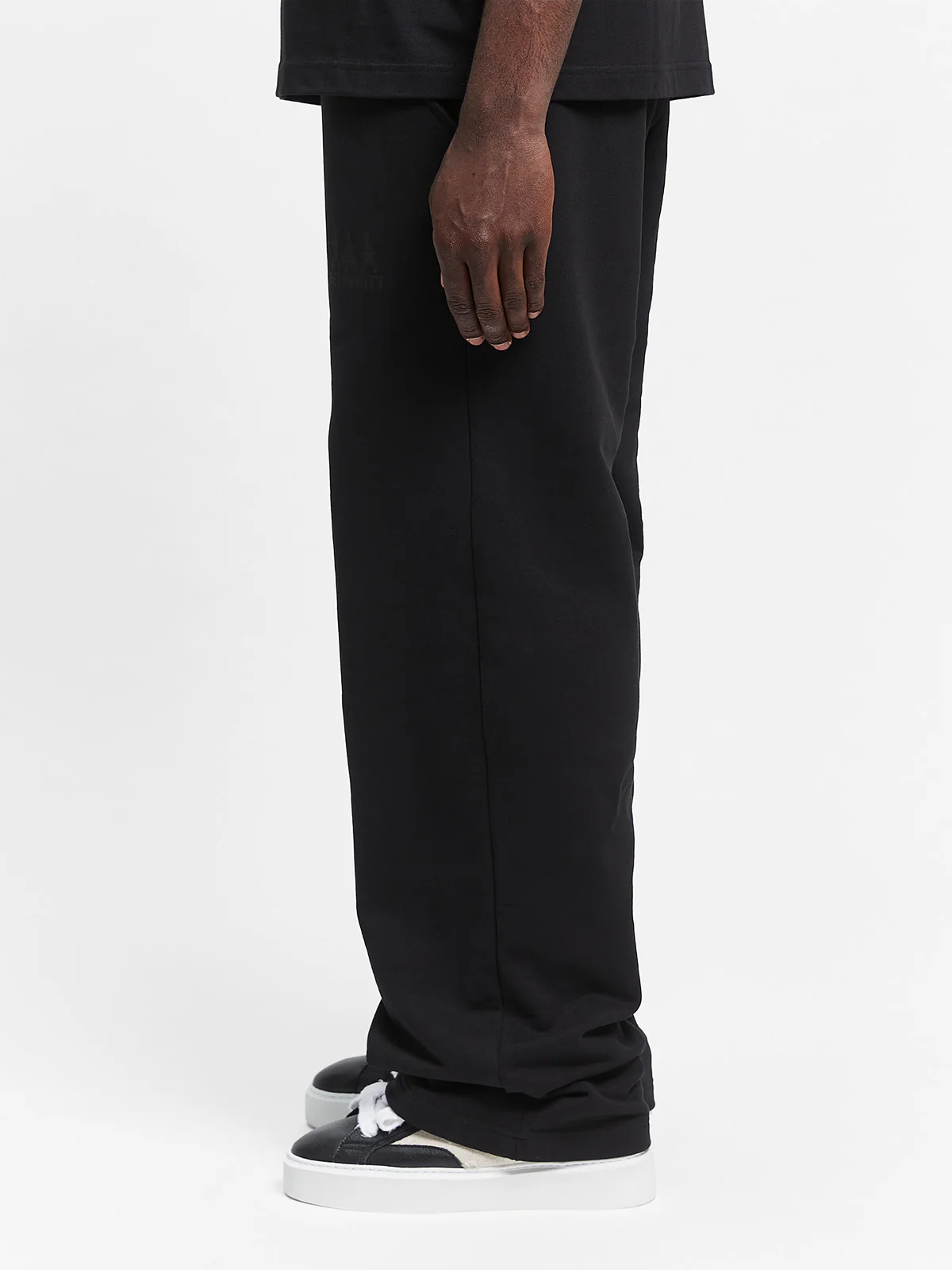 CREATIVE DEPT LOGO SWEATPANTS - BLACK - Image 4