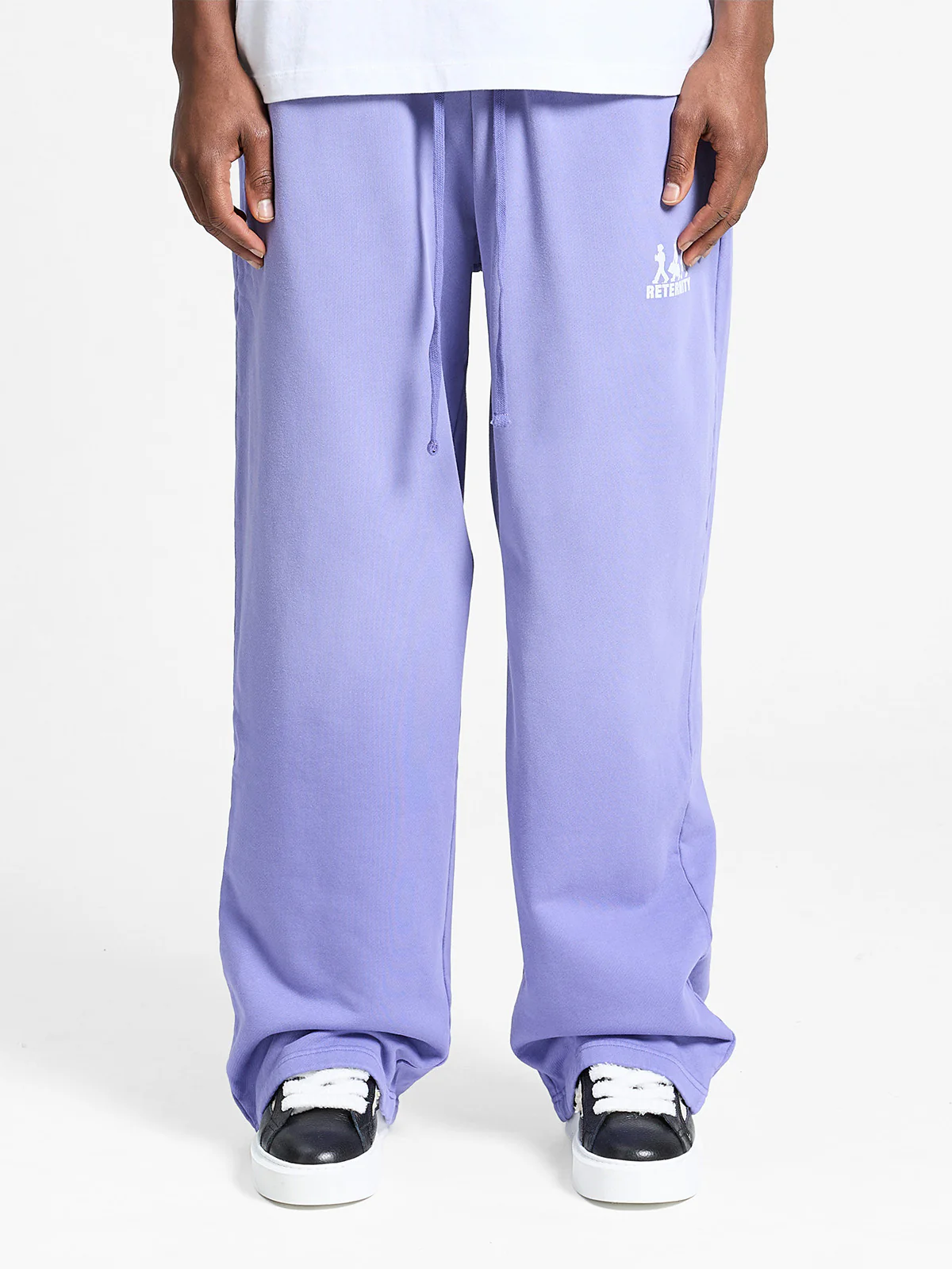 CREATIVE DEPT LOGO SWEATPANTS - WASHED PURPLE - Image 2