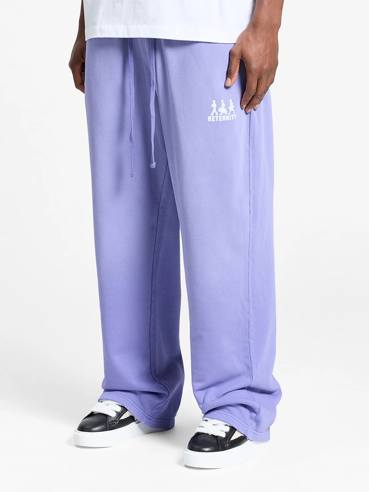 CREATIVE DEPT LOGO SWEATPANTS - WASHED PURPLE - Image 3