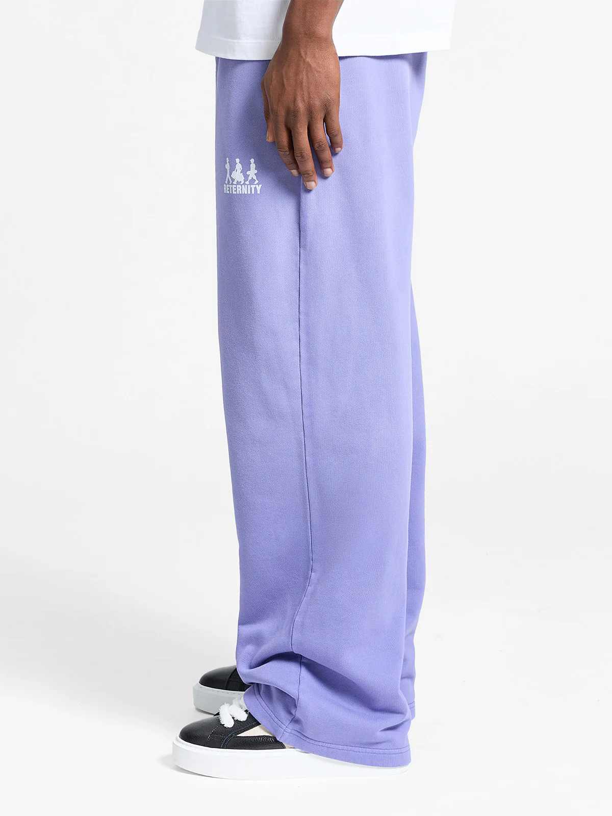 CREATIVE DEPT LOGO SWEATPANTS - WASHED PURPLE - Image 4