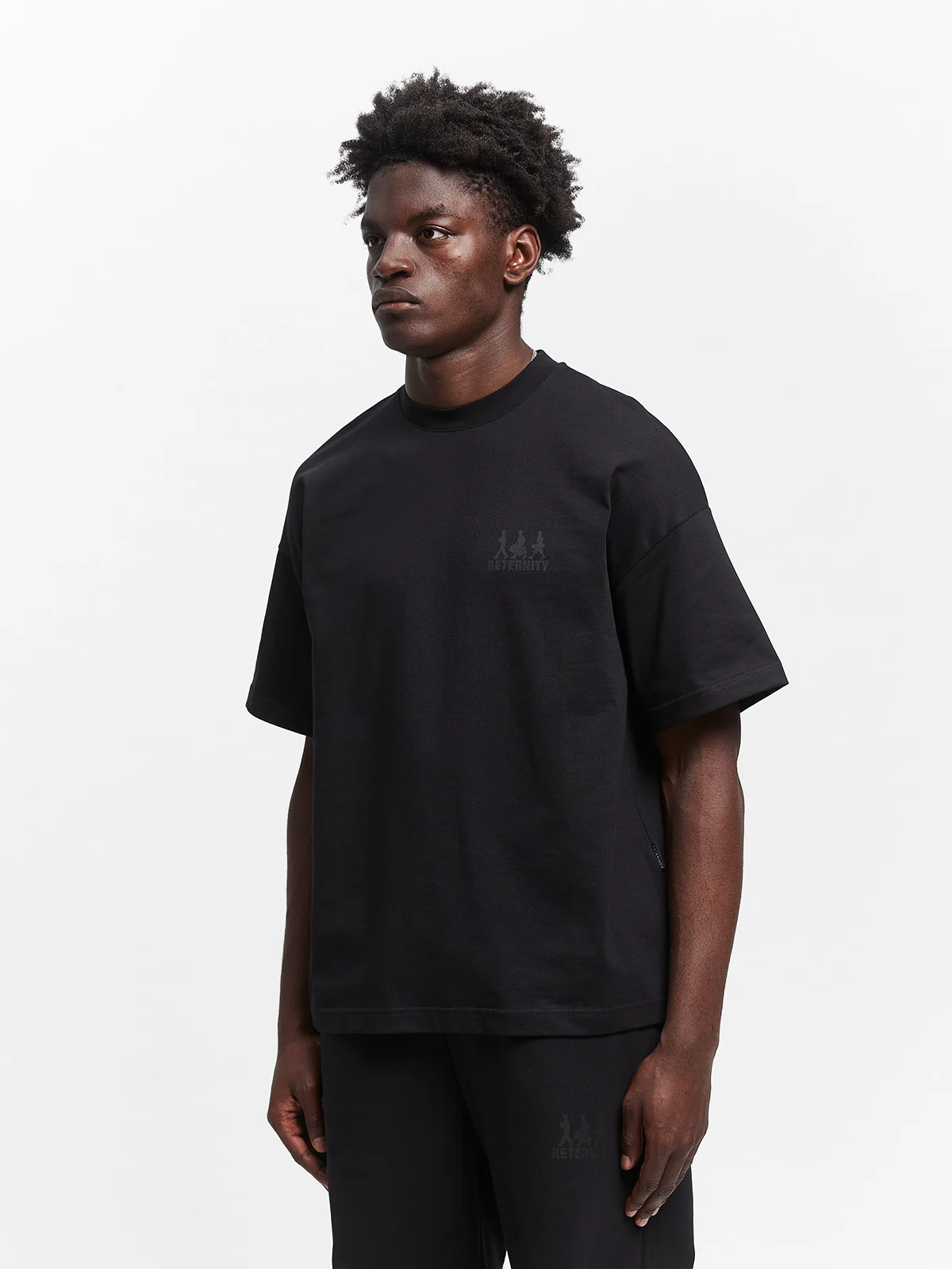 CREATIVE DEPT LOGO T-SHIRT - BLACK - Image 4