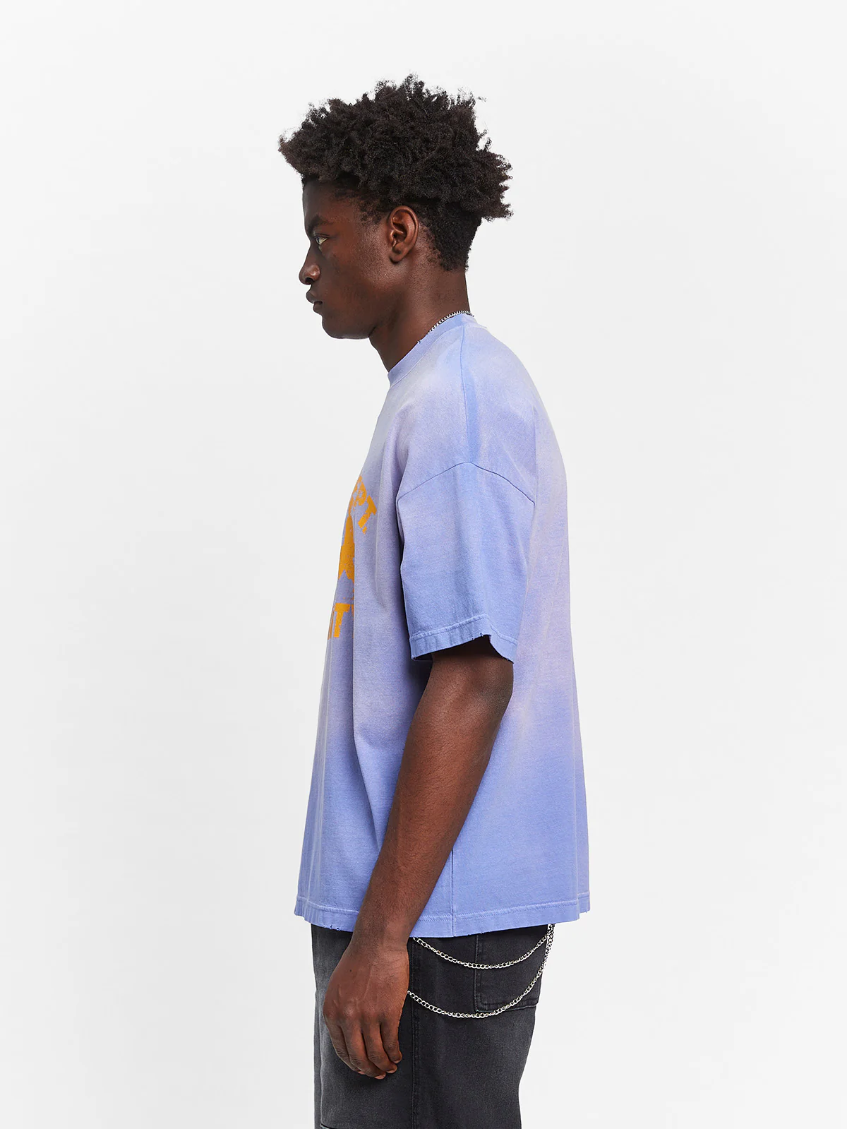 CREATIVE DEPT LOGO T-SHIRT - WASHED PURPLE - Image 4