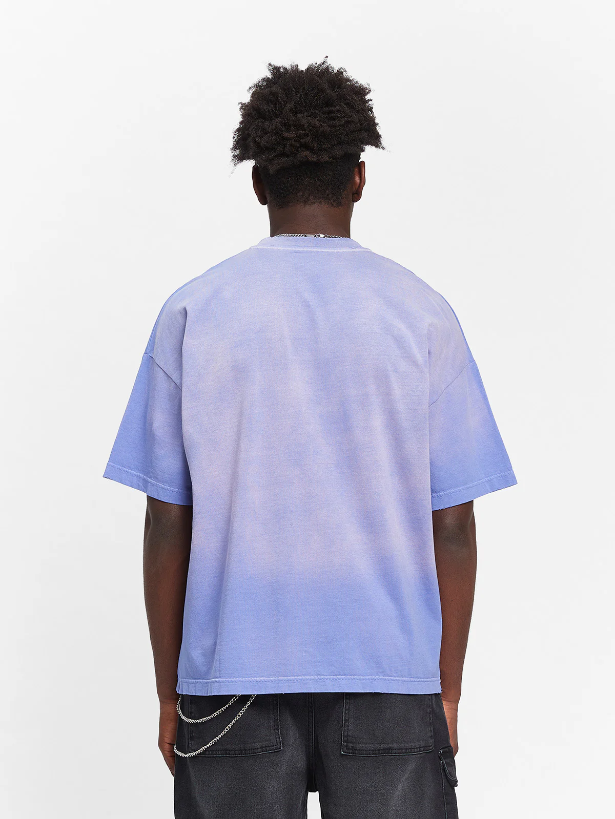 CREATIVE DEPT LOGO T-SHIRT - WASHED PURPLE - Image 5