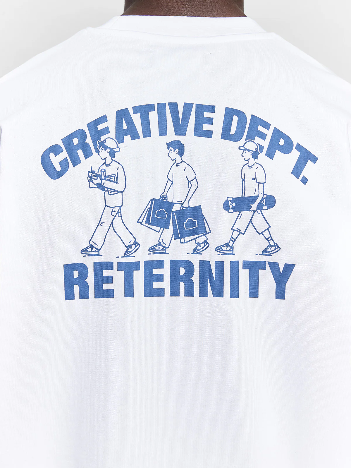 CREATIVE DEPT LOGO T-SHIRT - WHITE - Image 8