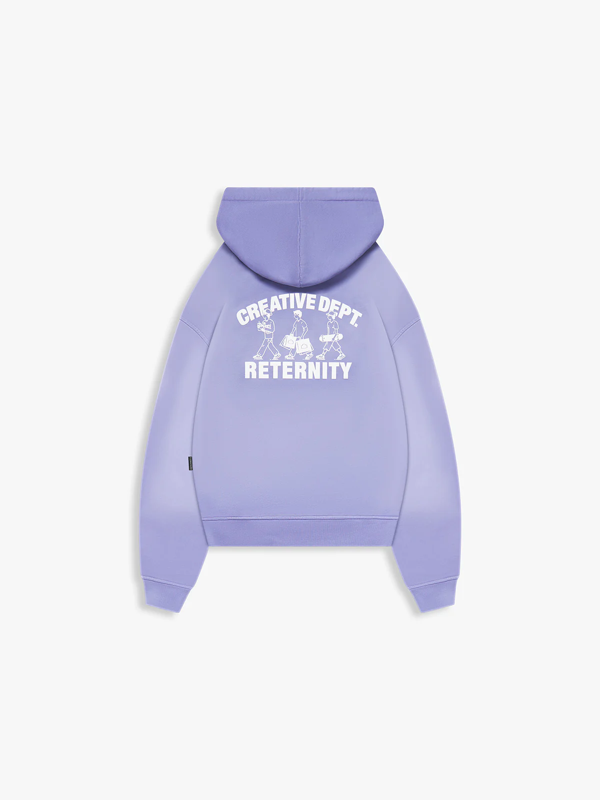 CREATIVE DEPT LOGO ZIP-HOODIE - WASHED PURPLE - Image 2