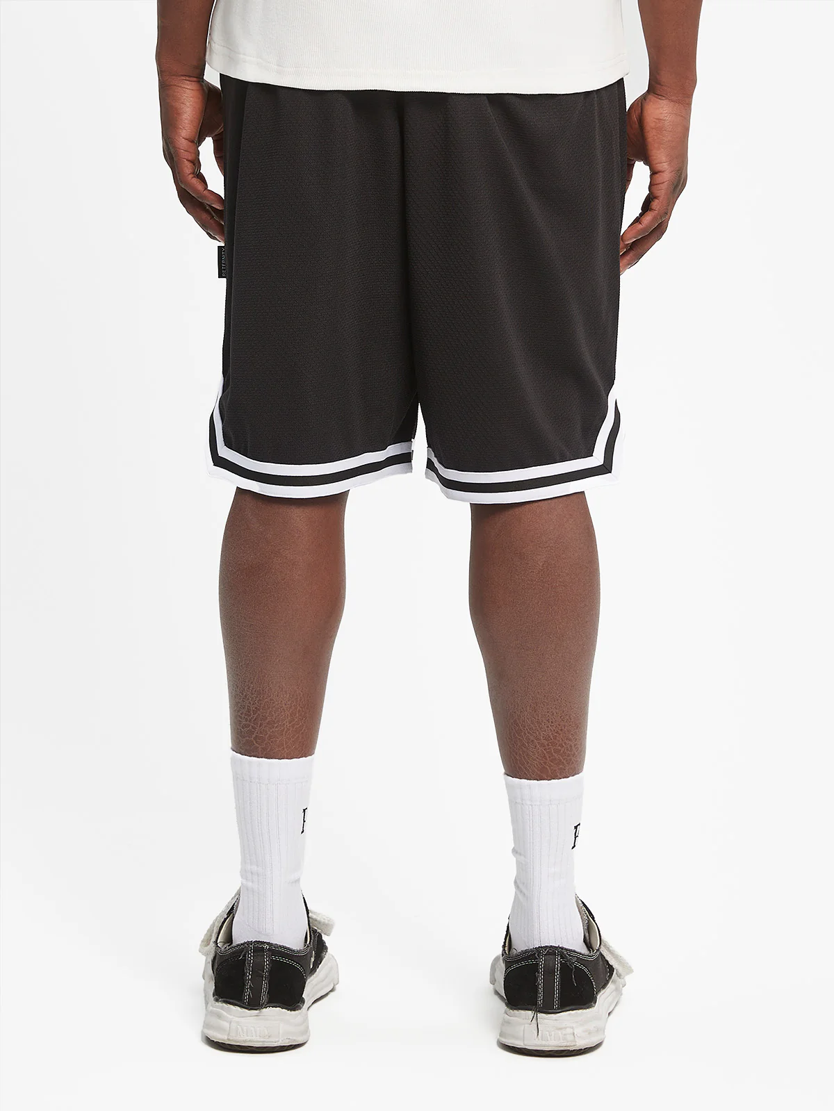 CREATIVE DEPT MESH SHORTS - BLACK - Image 8