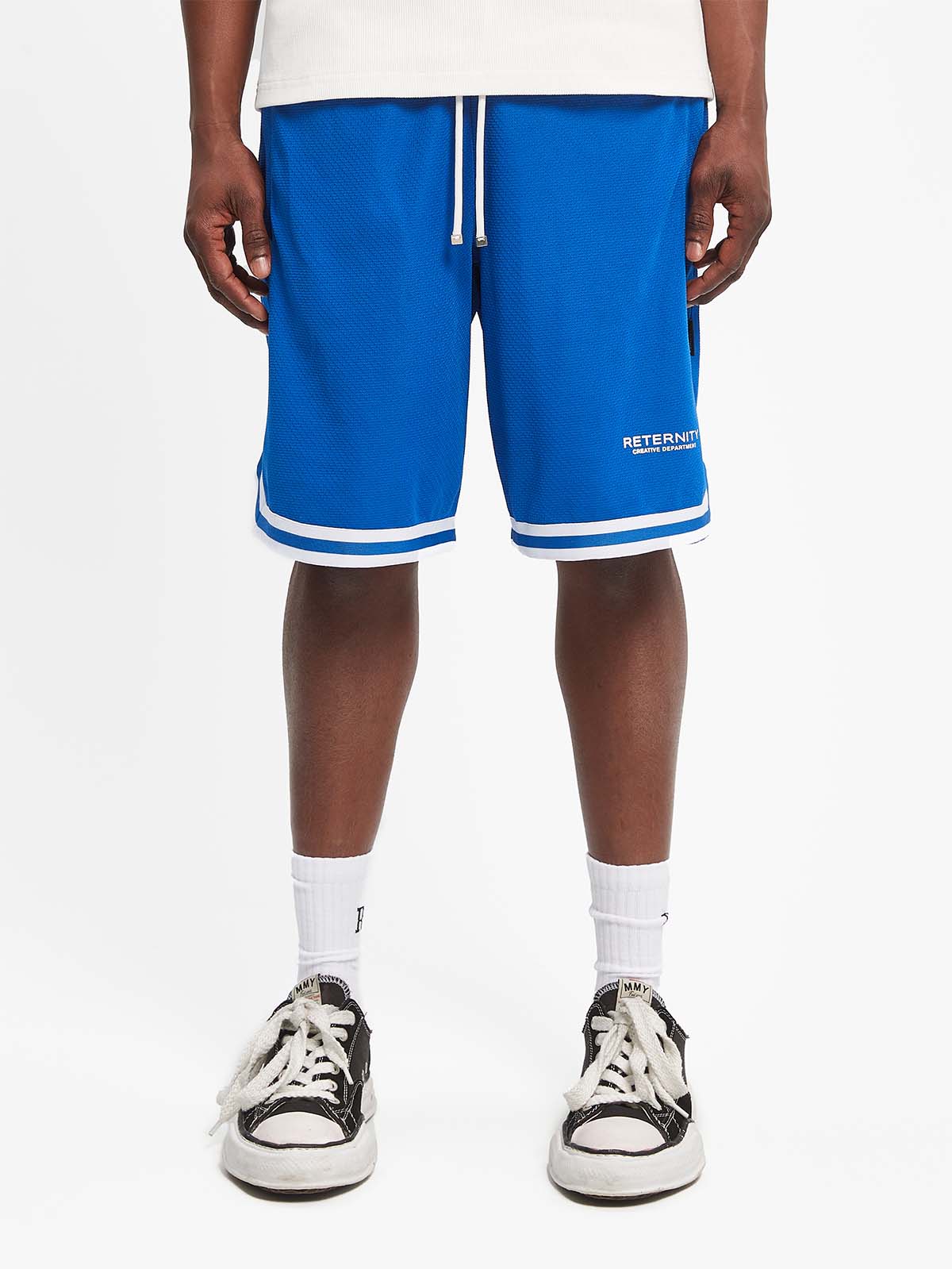 CREATIVE DEPT MESH SHORTS - BLUE - Image 2