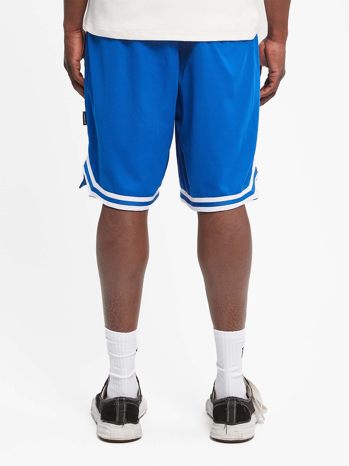 CREATIVE DEPT MESH SHORTS - BLUE - Image 4