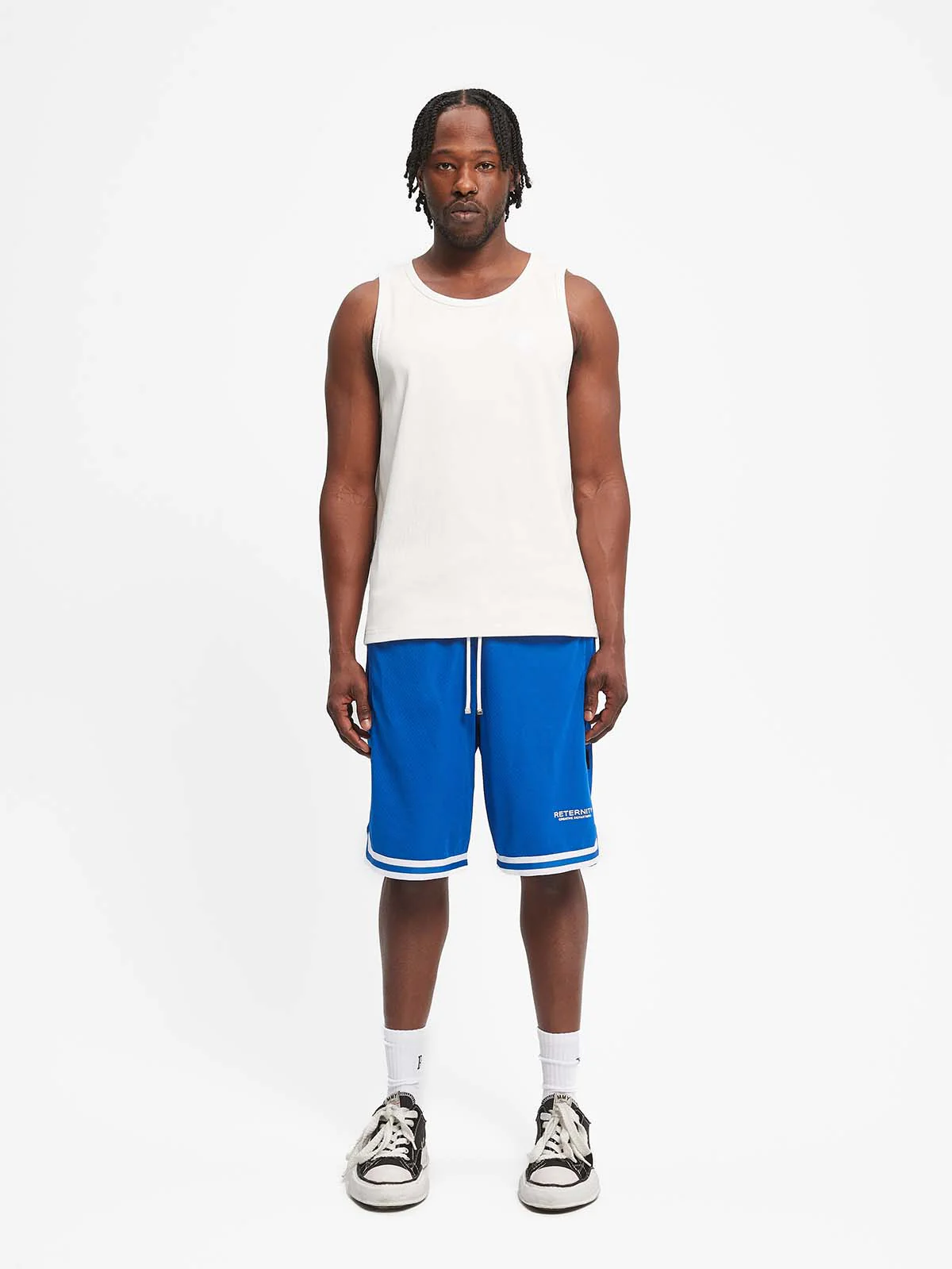 CREATIVE DEPT MESH SHORTS - BLUE - Image 5