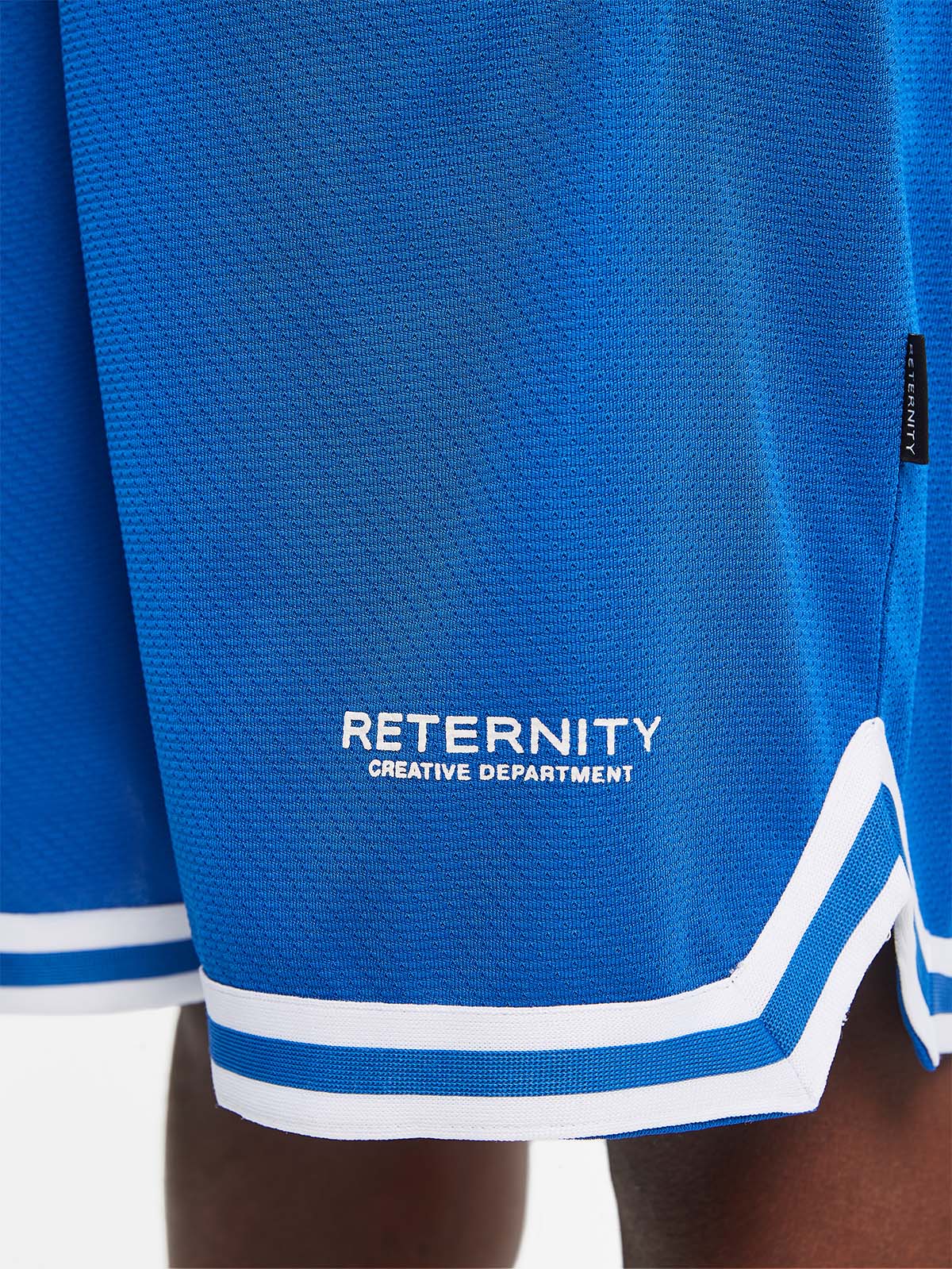 CREATIVE DEPT MESH SHORTS - BLUE - Image 7