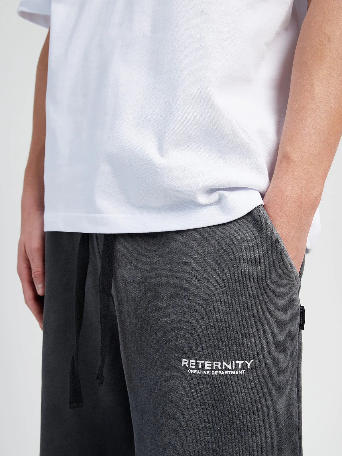 CREATIVE DEPT SWEATPANTS - FADED BLACK - Image 6