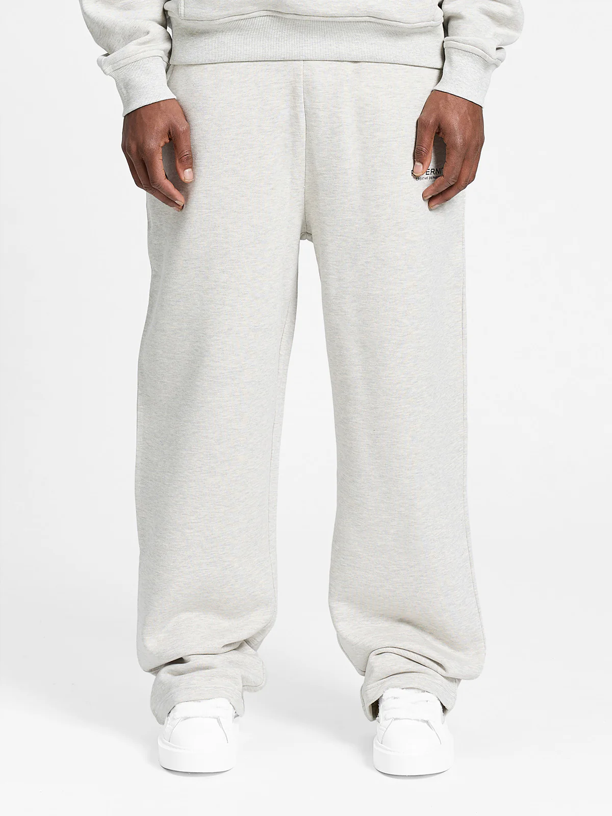 CREATIVE DEPT SWEATPANTS - MELANGE GREY - Image 2