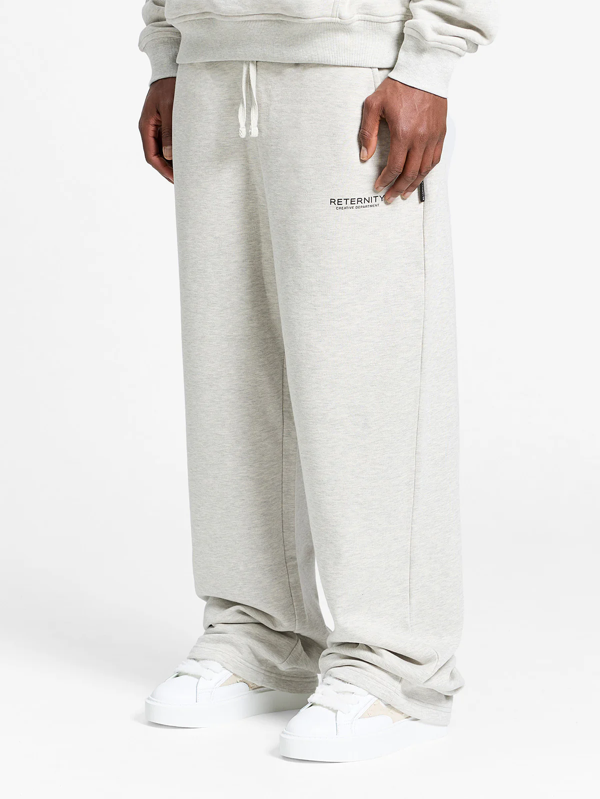 CREATIVE DEPT SWEATPANTS - MELANGE GREY - Image 3