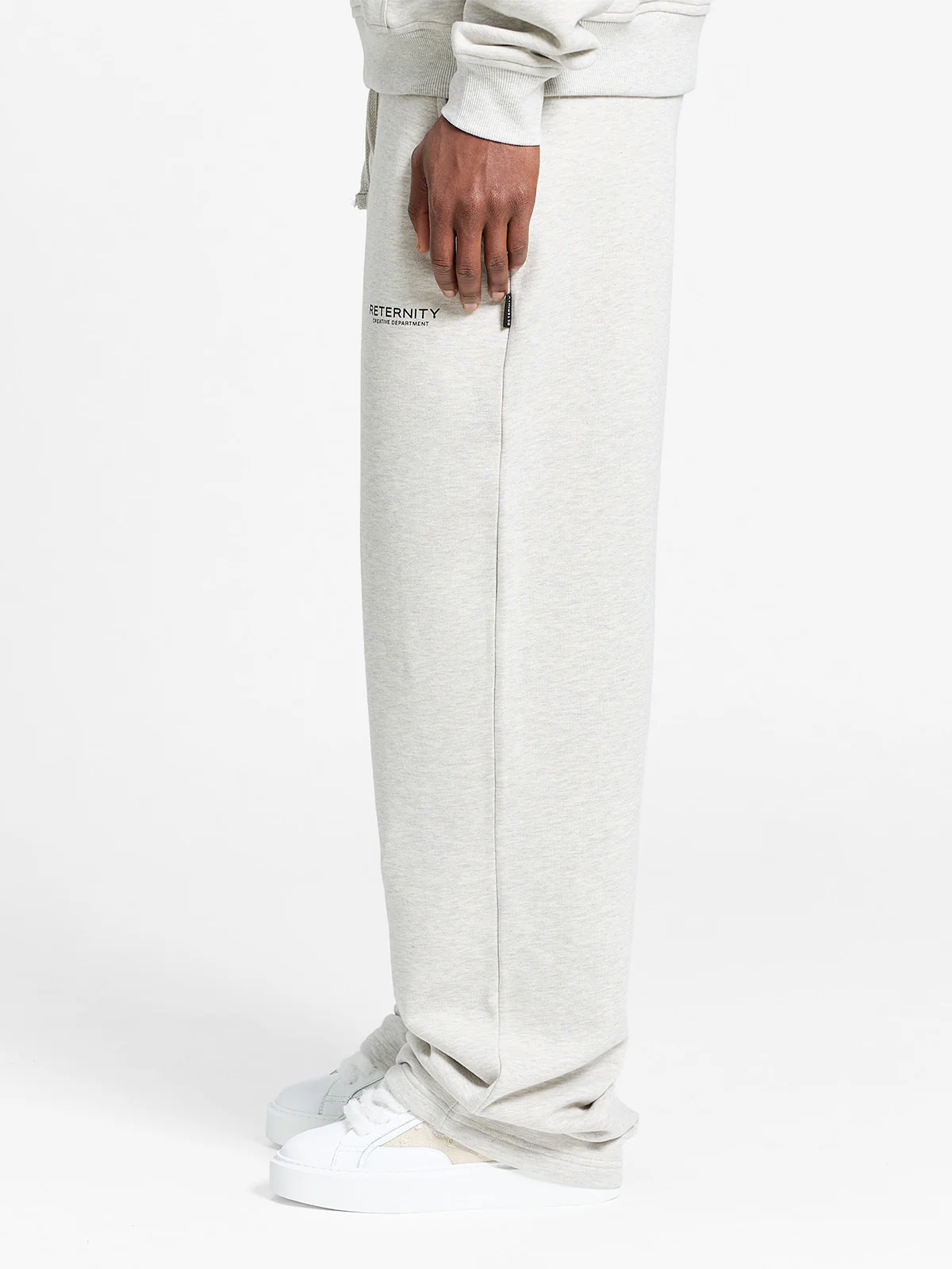 CREATIVE DEPT SWEATPANTS - MELANGE GREY - Image 4
