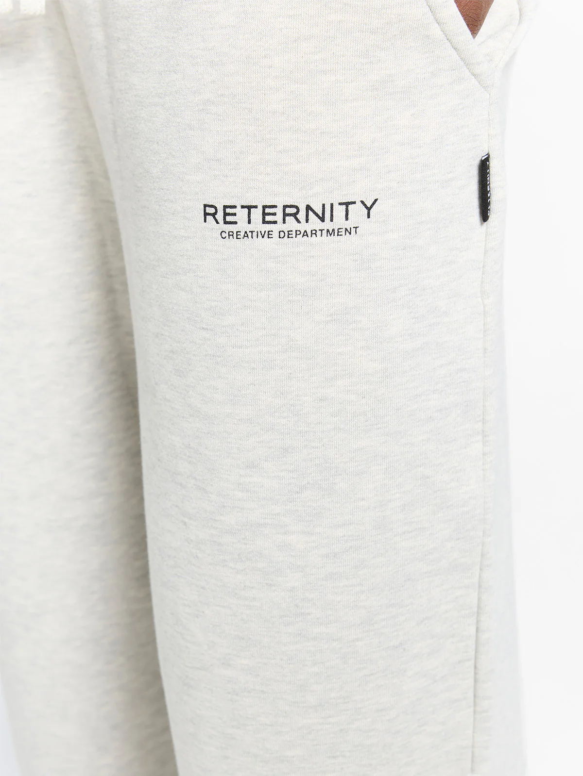 CREATIVE DEPT SWEATPANTS - MELANGE GREY - Image 7