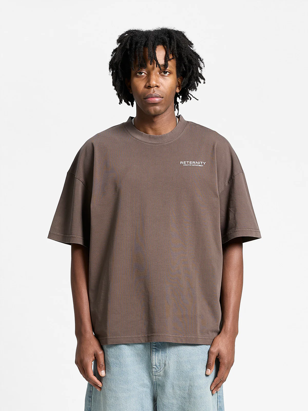 CREATIVE DEPT T-SHIRT - BROWN - Image 3
