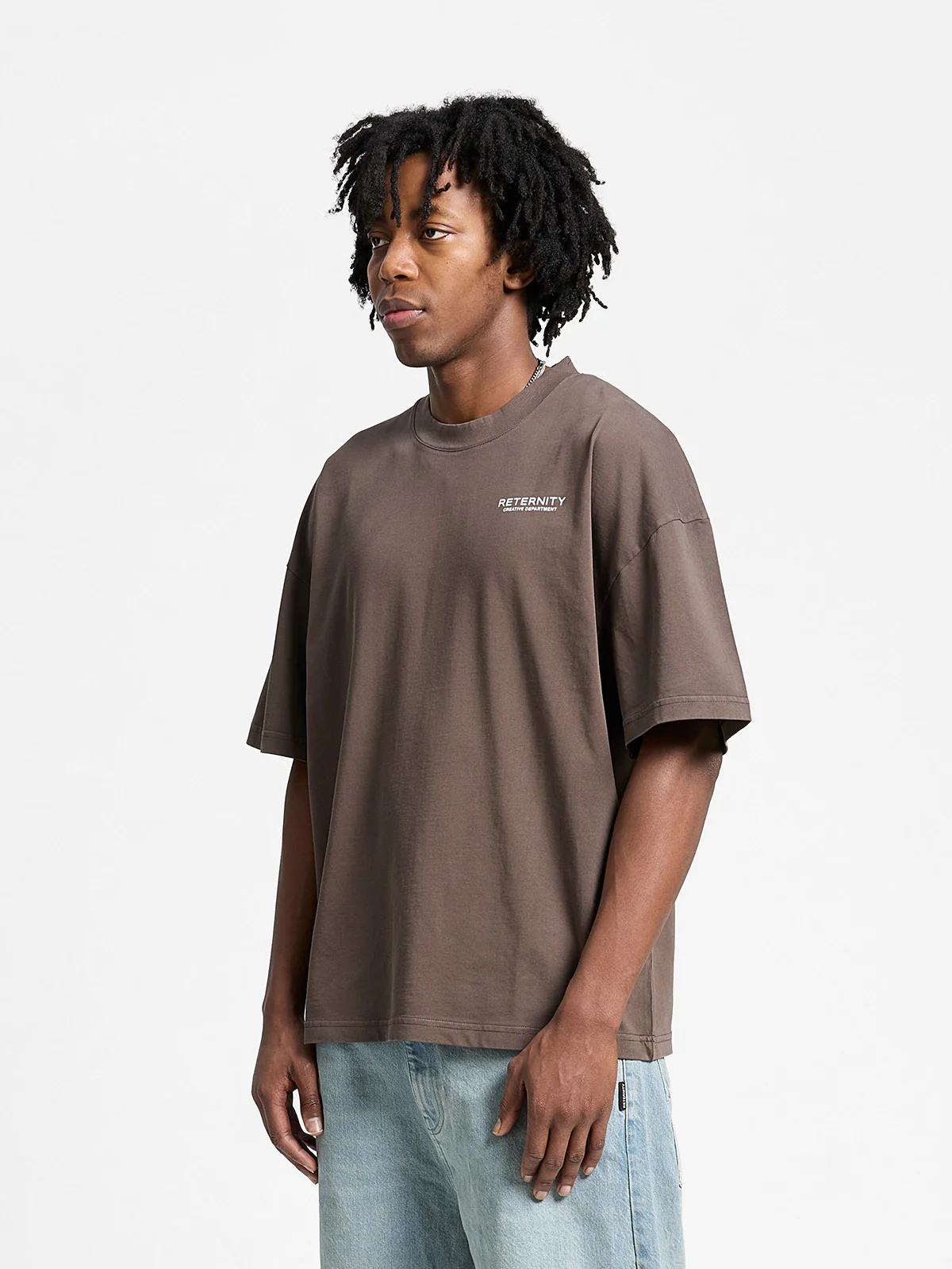 CREATIVE DEPT T-SHIRT - BROWN - Image 4