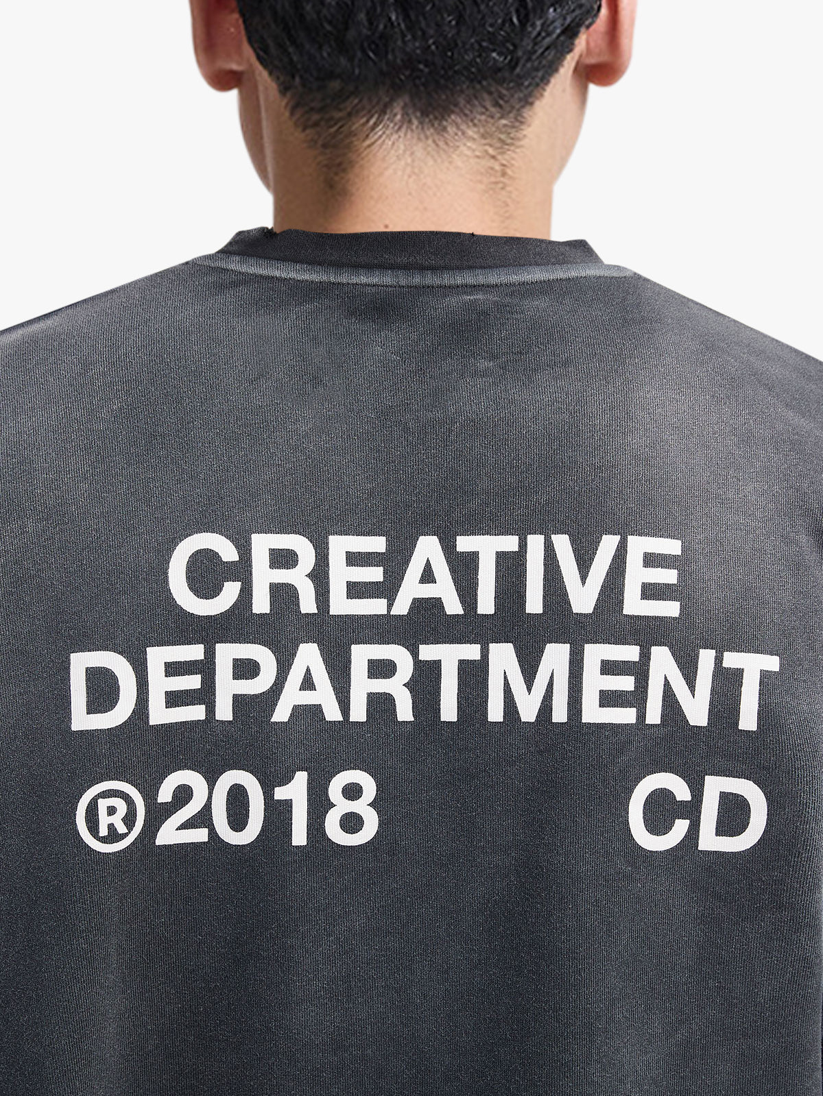 CREATIVE DEPT T-SHIRT - FADED BLACK - Image 6