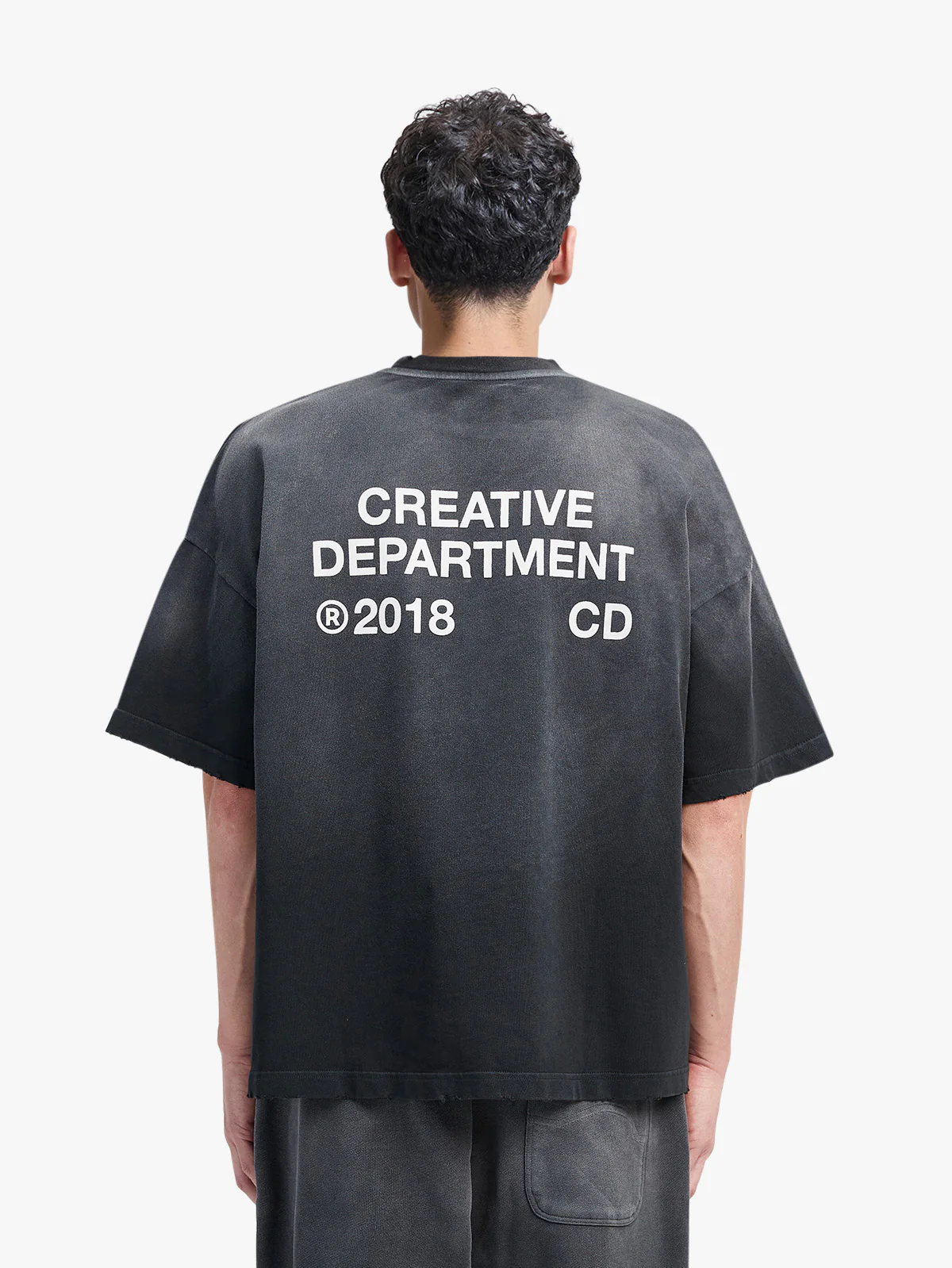 CREATIVE DEPT T-SHIRT - FADED BLACK - Image 9