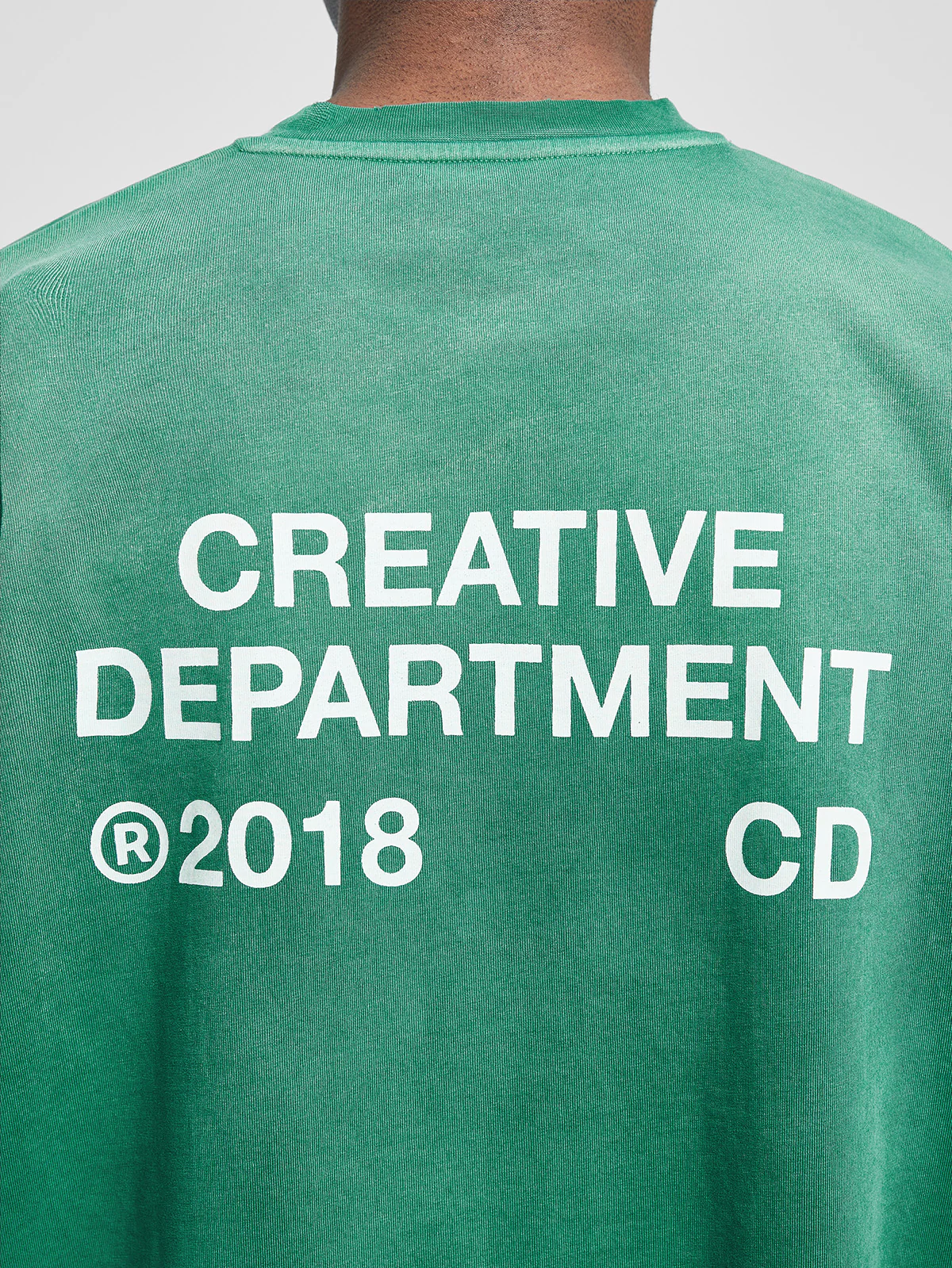 CREATIVE DEPT T-SHIRT - FADED GREEN - Image 9