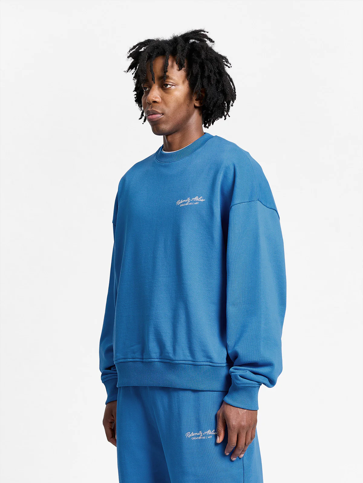 DE L'ART CREWNECK - BLUE - Image 4