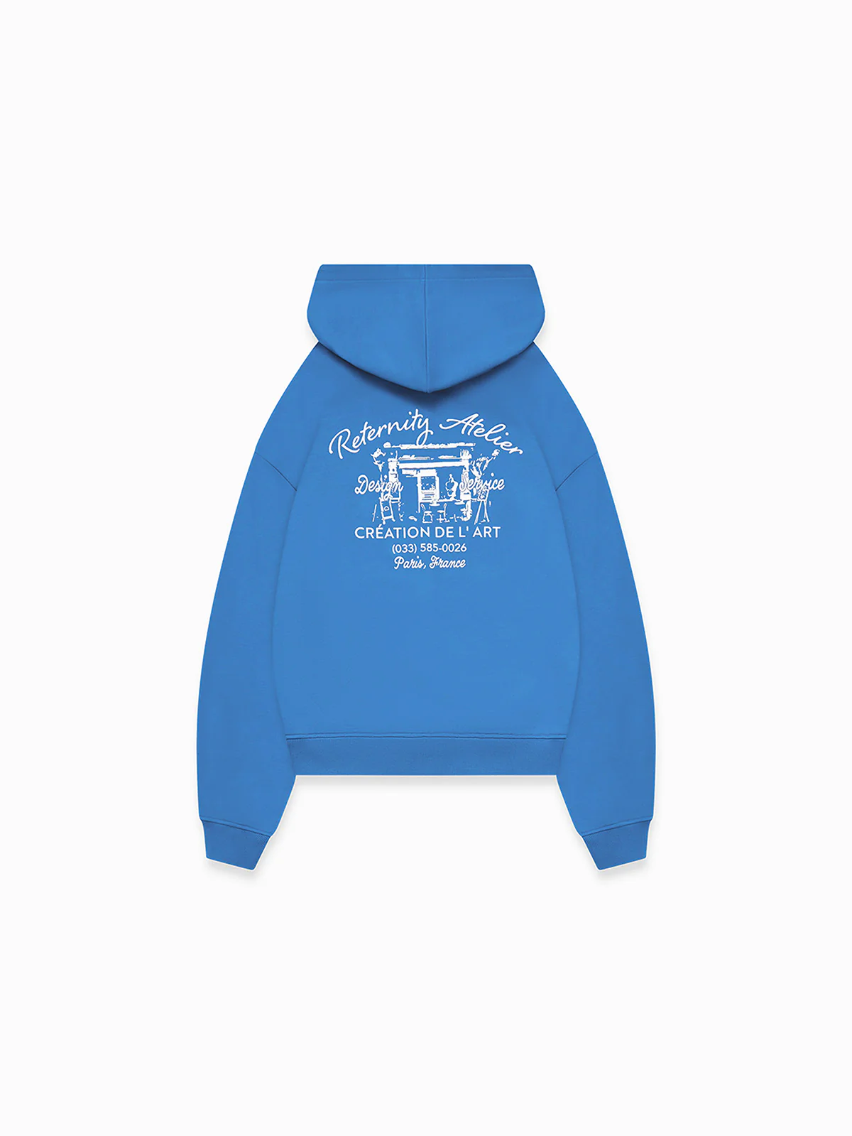 DE L'ART HOODIE - BLUE - Image 2