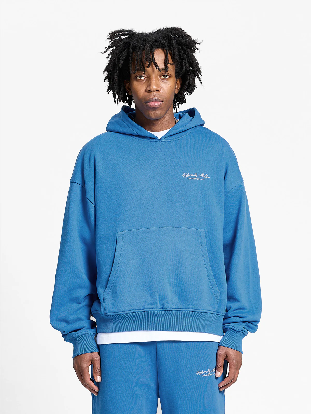DE L'ART HOODIE - BLUE - Image 3