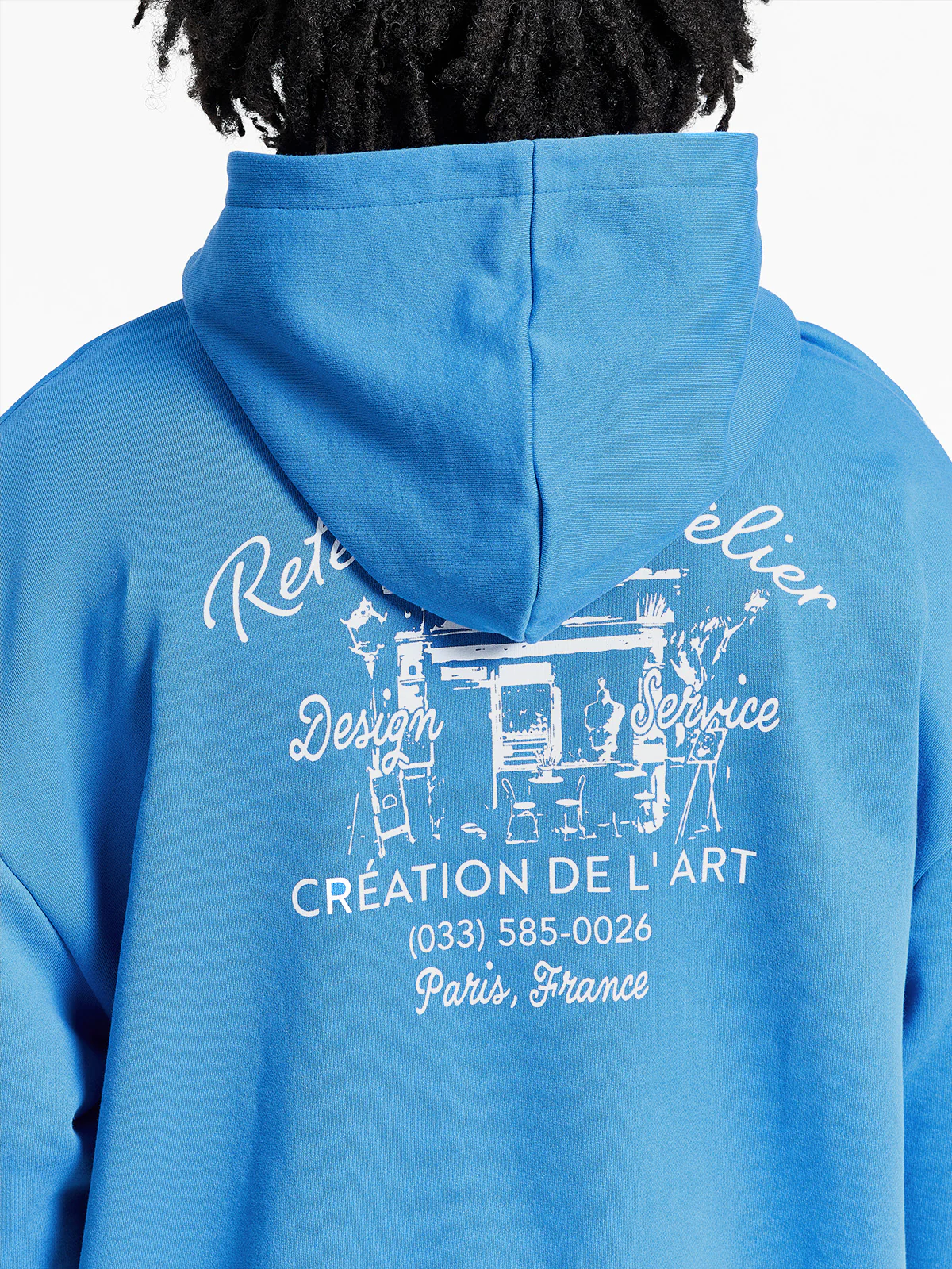 DE L'ART HOODIE - BLUE - Image 9