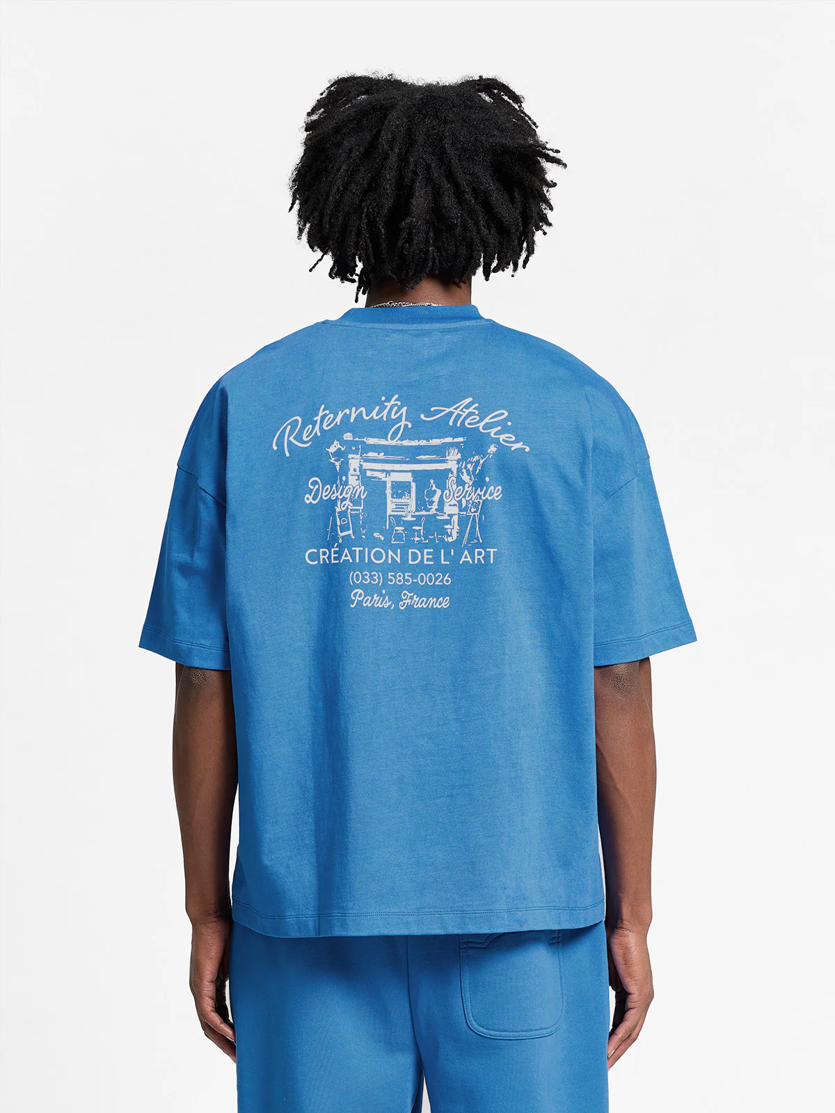 DE L'ART T-SHIRT - BLUE - Image 6