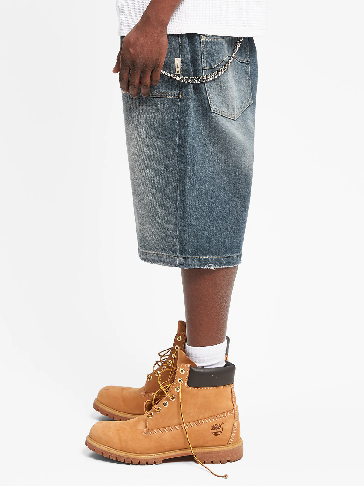 DELARUE JORTS - WASHED BLUE - Image 4