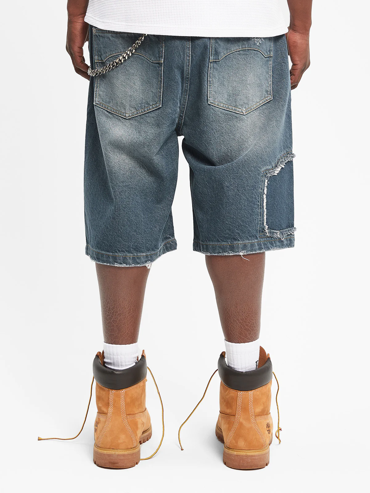 DELARUE JORTS - WASHED BLUE - Image 5