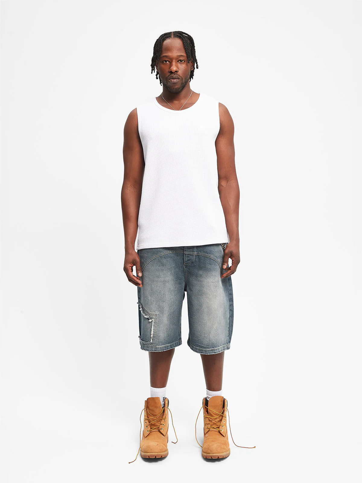 DELARUE JORTS - WASHED BLUE - Image 6