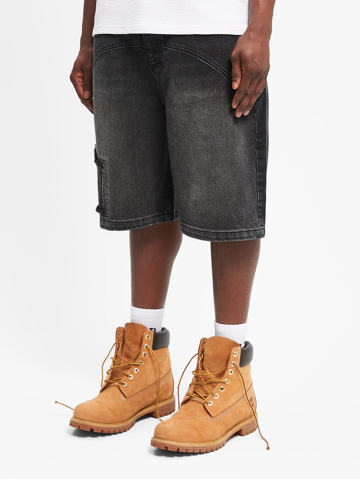 DELARUE JORTS - WASHED GREY - Image 3
