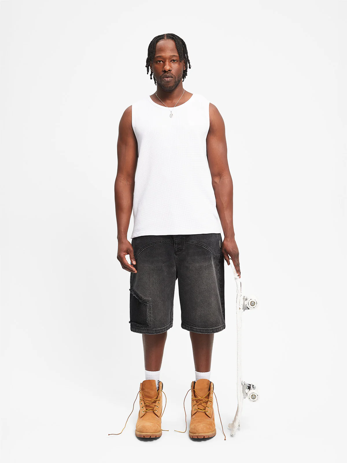 DELARUE JORTS - WASHED GREY - Image 6
