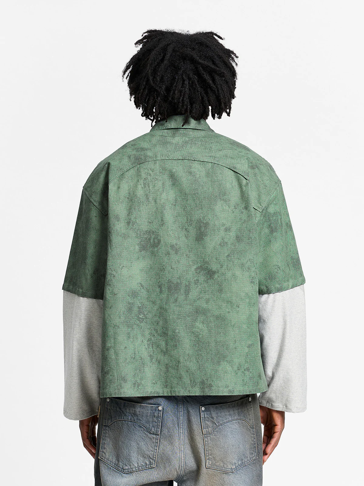 DÉLIRIA BUTTON SHIRT - GREEN - Image 4