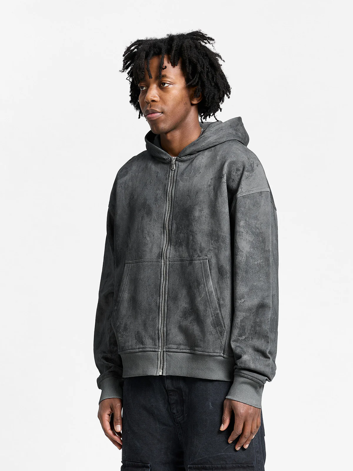 DÉLIRIA ZIP HOODIE - BLACK - Image 3