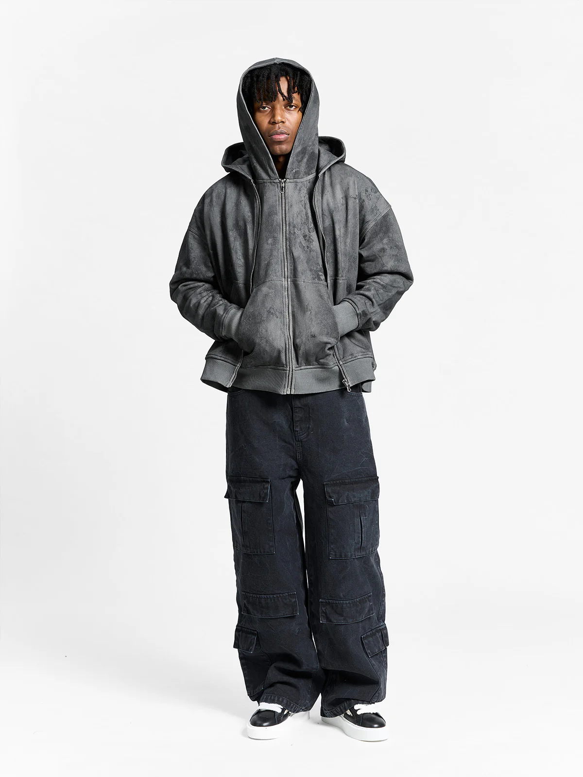 DÉLIRIA ZIP HOODIE - BLACK - Image 6