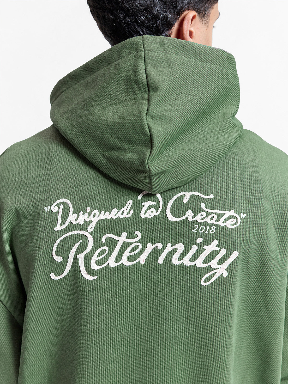 DESIGNED TO CREATE HOODIE - GREEN - Image 8