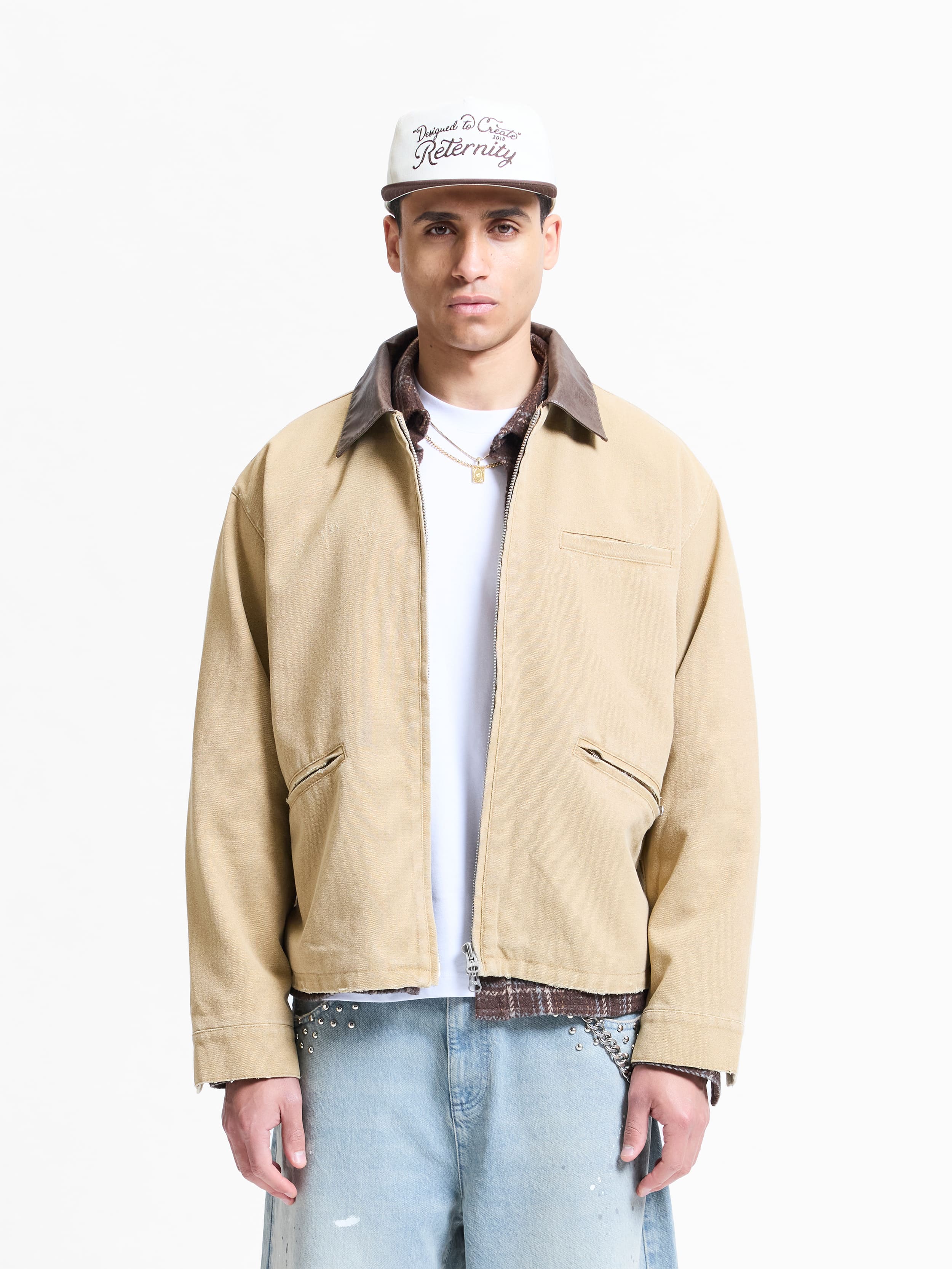 DESIGNED TO CREATE WORKWEAR JACKET - SAND - Image 3