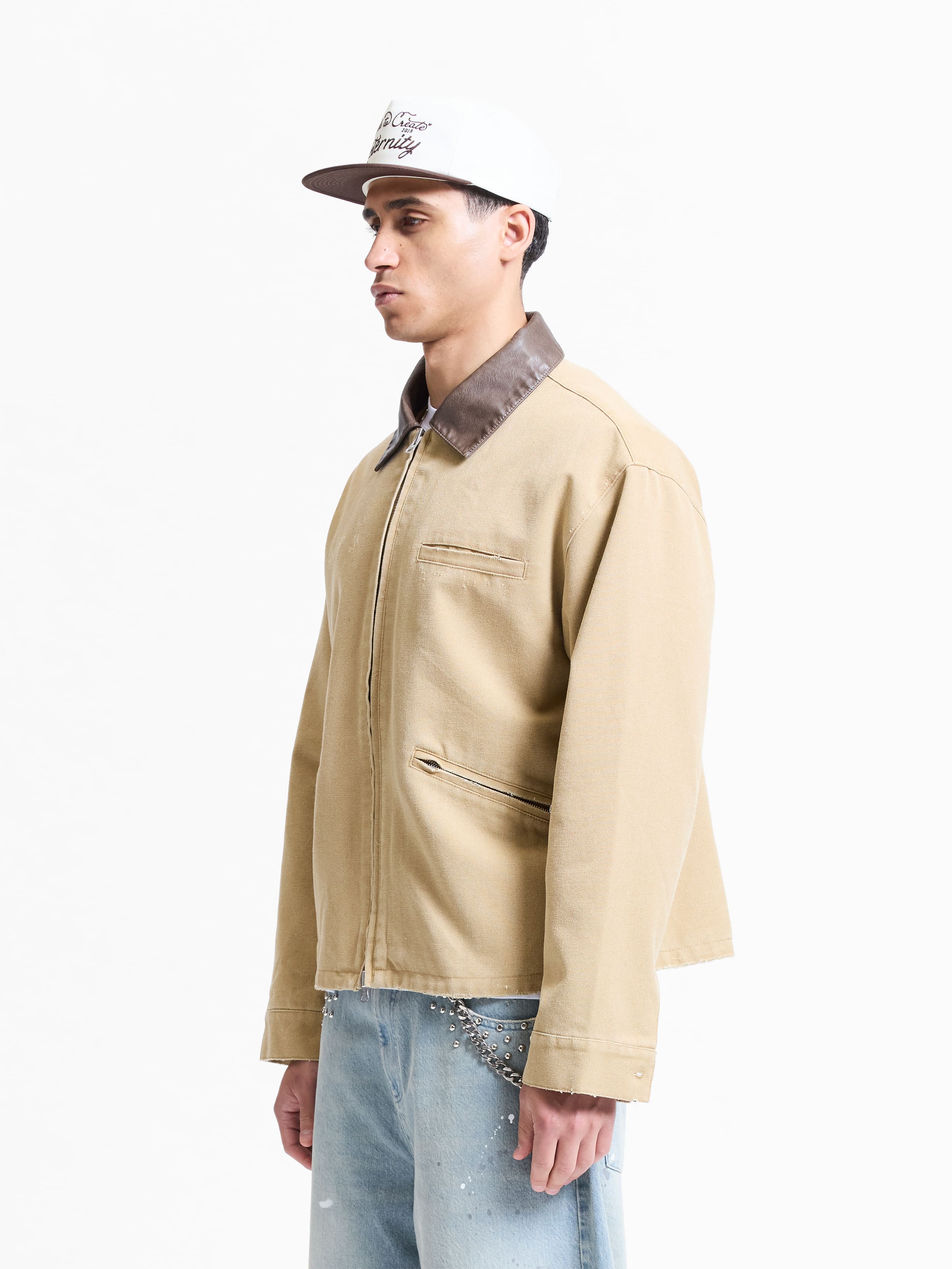 DESIGNED TO CREATE WORKWEAR JACKET - SAND - Image 4