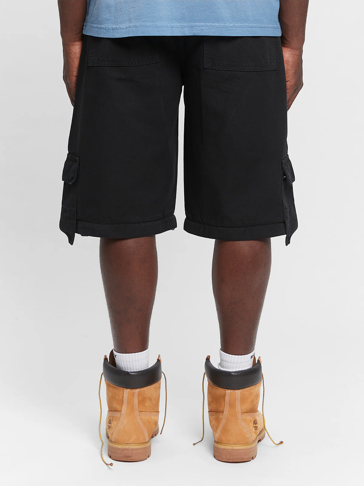 DETACHABLE CARGO PANTS - BLACK - Image 7