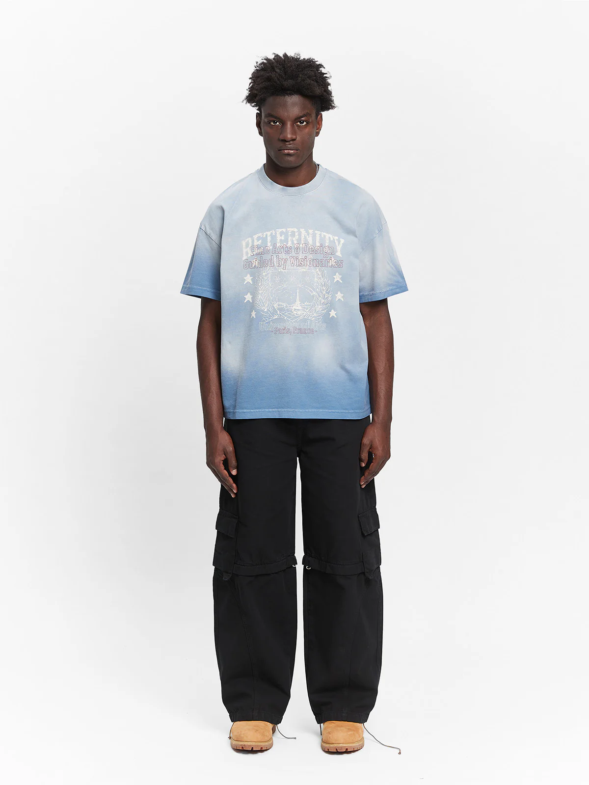 DETACHABLE CARGO PANTS - BLACK - Image 8