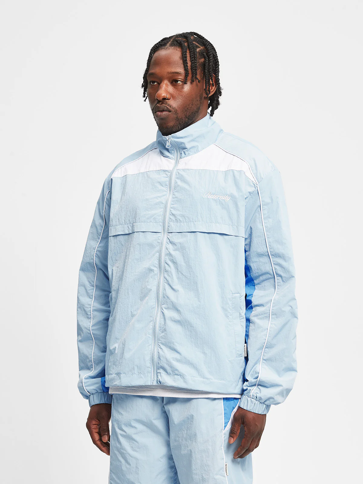 ELAIN TRACKSUIT JACKET - BLUE/GREY - Image 3