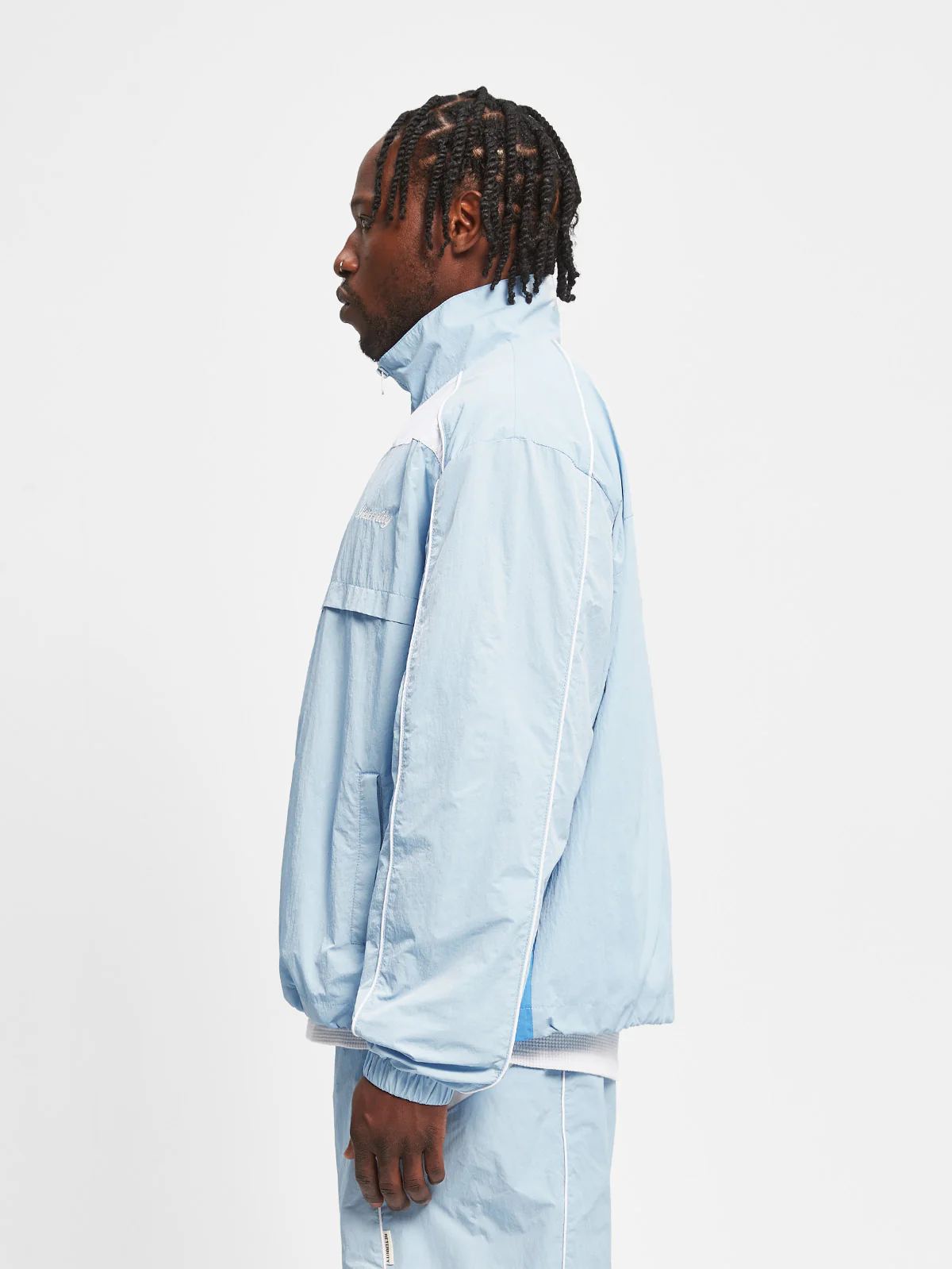 ELAIN TRACKSUIT JACKET - BLUE/GREY - Image 4