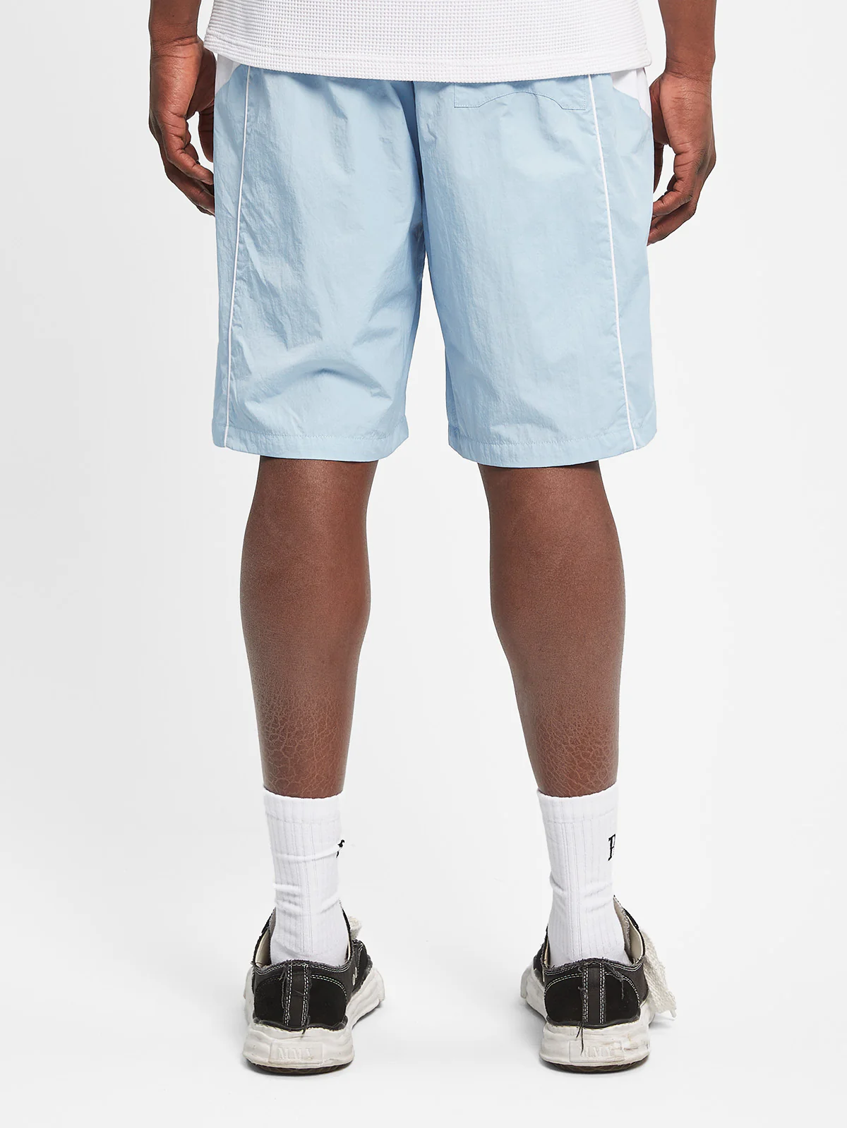 ELAIN TRACKSUIT SHORTS - BLUE/GREY - Image 5