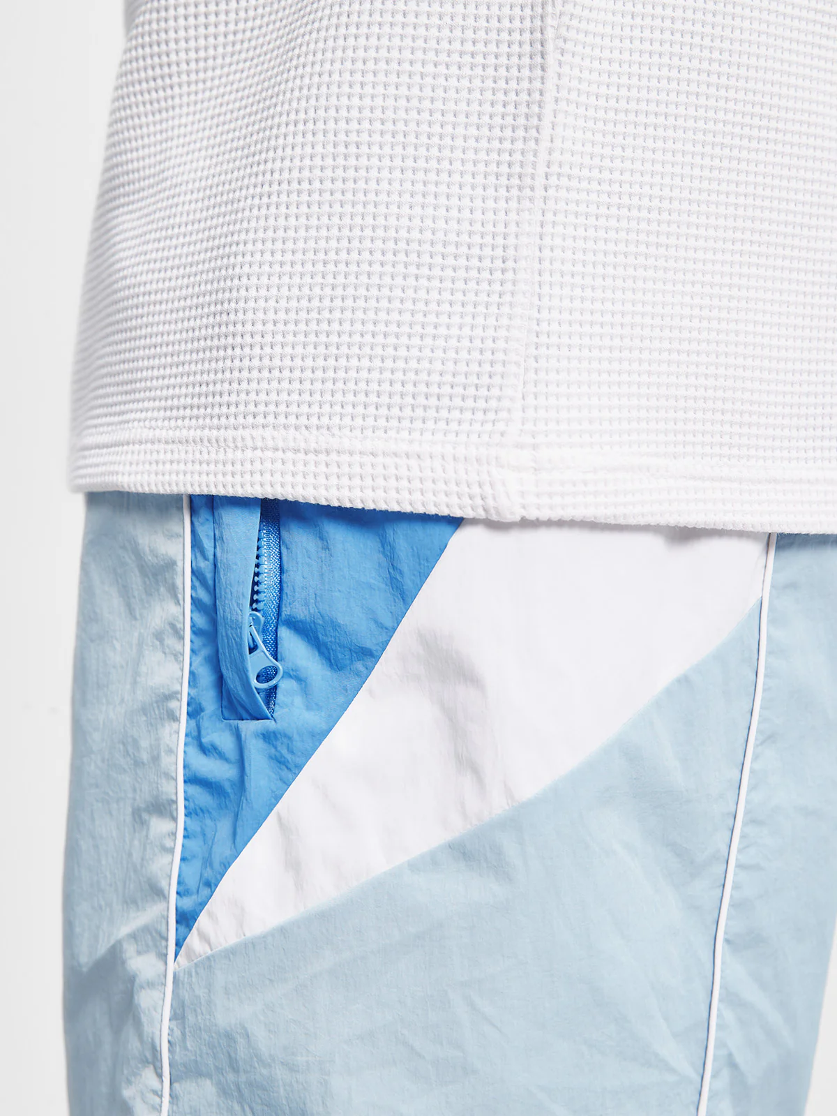 ELAIN TRACKSUIT SHORTS - BLUE/GREY - Image 8