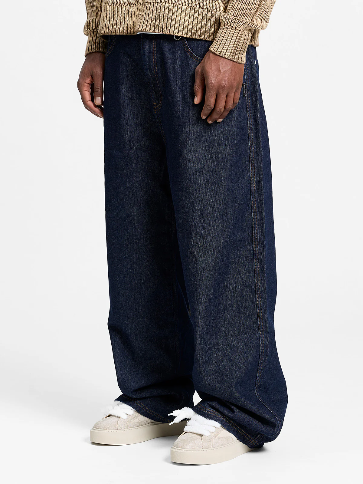 ESSENTIAL BAGGY DENIM - RAW INDIGO - Image 3