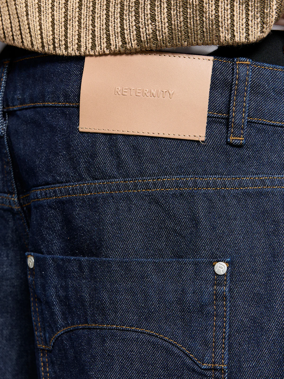 ESSENTIAL BAGGY DENIM - RAW INDIGO - Image 7