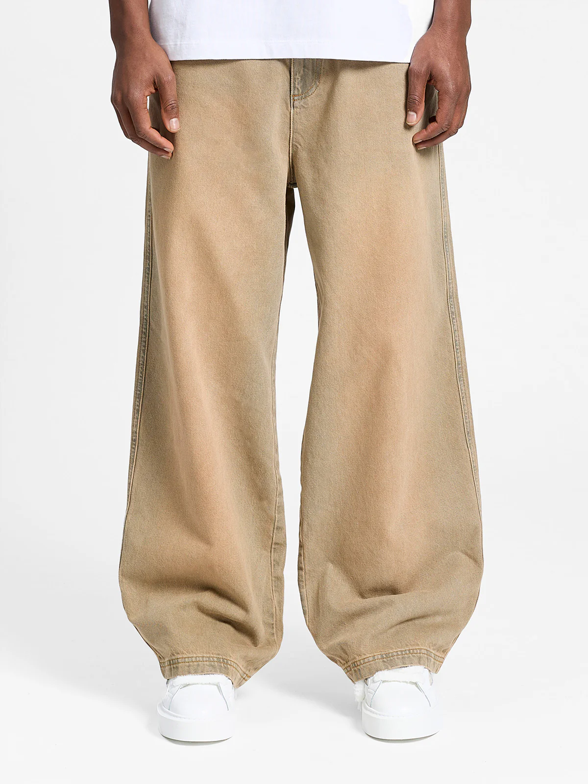 ESSENTIAL BAGGY DENIM - SAND WASH - Image 2