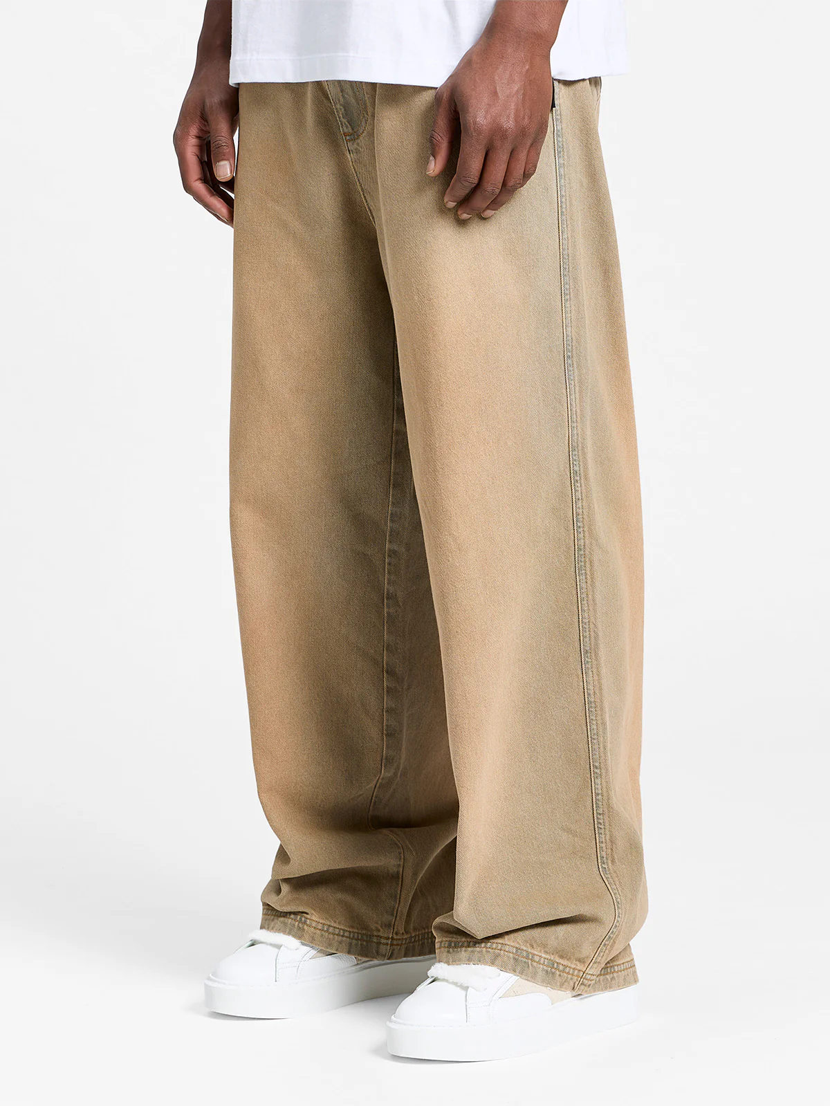 ESSENTIAL BAGGY DENIM - SAND WASH - Image 3